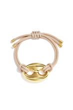 Afbeelding in Gallery-weergave laden, Satin cord bracelet with button detail
