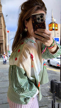 Afbeelding in Gallery-weergave laden, Blouse green pink hot
