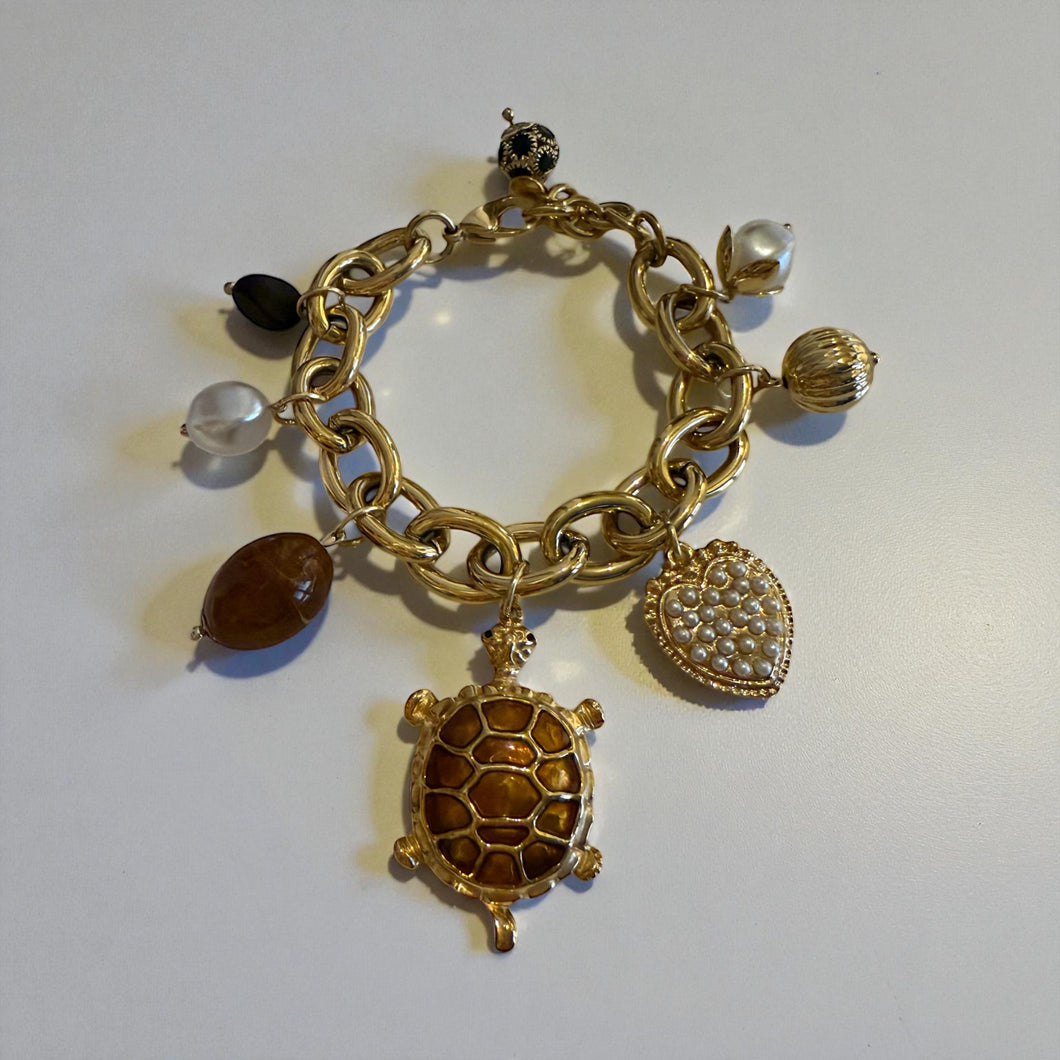 Bedelarmband schildpad