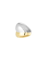 Ring gold/zilver style