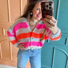 Afbeelding in Gallery-weergave laden, Vest Mar roze/oranje
