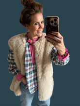 Afbeelding in Gallery-weergave laden, Blouse ruitjes roze paris
