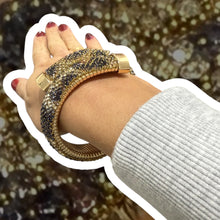 Afbeelding in Gallery-weergave laden, Ribbel armband bewerkt
