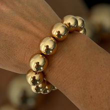 Afbeelding in Gallery-weergave laden, Kauwgomballen armband goldy
