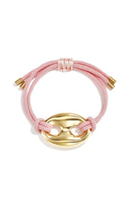 Afbeelding in Gallery-weergave laden, Satin cord bracelet with button detail
