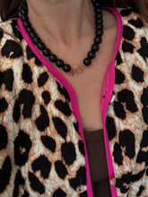 Afbeelding in Gallery-weergave laden, Kauwgomballen ketting zwart
