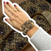 Afbeelding in Gallery-weergave laden, Ribbel armband bewerkt
