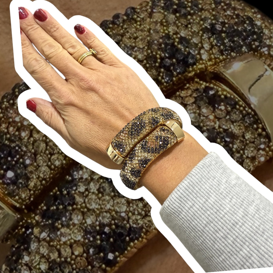 Ribbel armband bewerkt