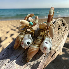 Afbeelding in Gallery-weergave laden, Oorbellen beige beach
