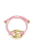 Afbeelding in Gallery-weergave laden, Satin cord bracelet with button detail
