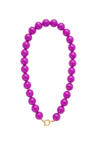Kauwgomballen ketting paars