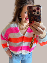 Afbeelding in Gallery-weergave laden, Vest Mar roze/oranje
