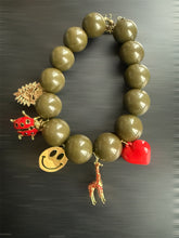 Afbeelding in Gallery-weergave laden, Ketting beer lief rood dieren smiley
