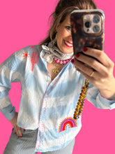 Afbeelding in Gallery-weergave laden, Blouse roze regenboog
