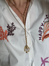 Afbeelding in Gallery-weergave laden, Lange ketting vis parel
