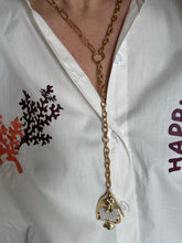 Afbeelding in Gallery-weergave laden, Lange ketting vis parel
