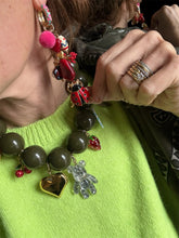 Afbeelding in Gallery-weergave laden, Oorbellen lief roze rood
