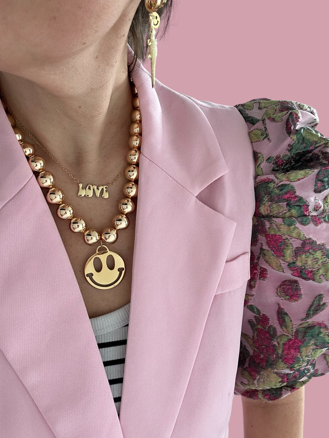 Ketting smiley big