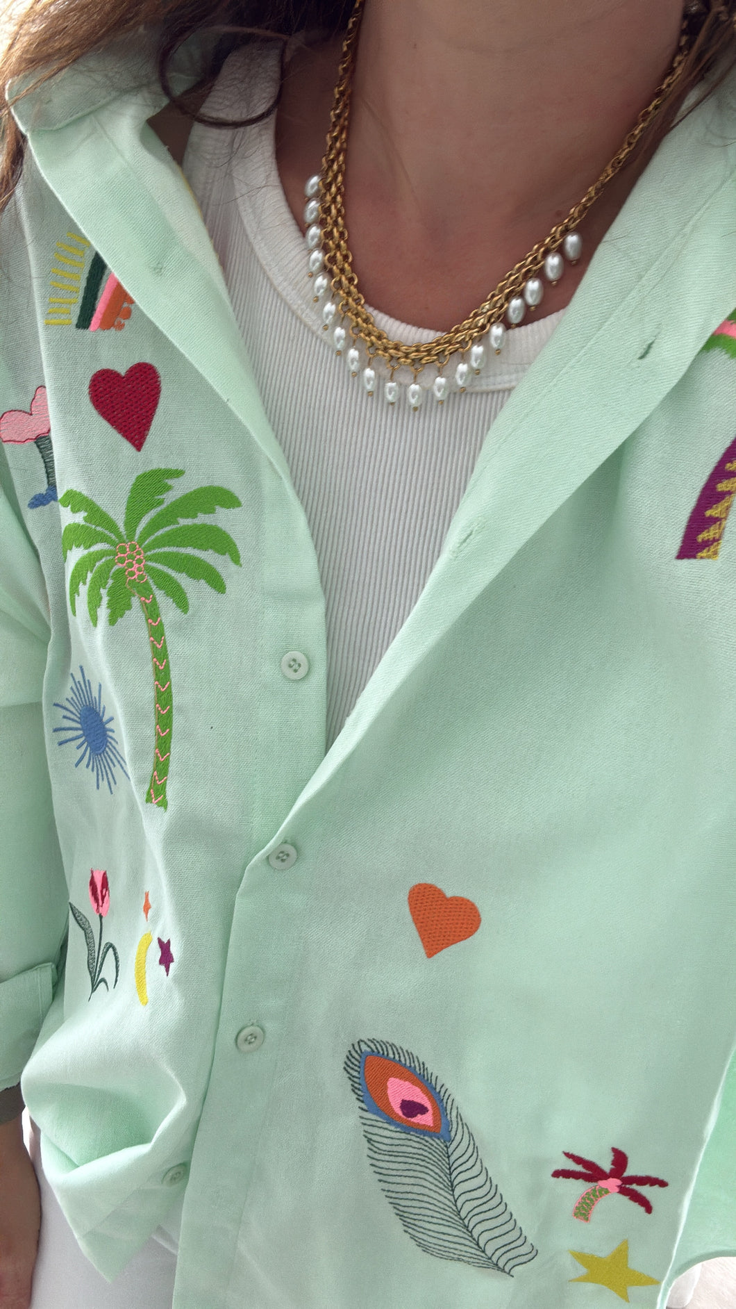 Parel ketting waves