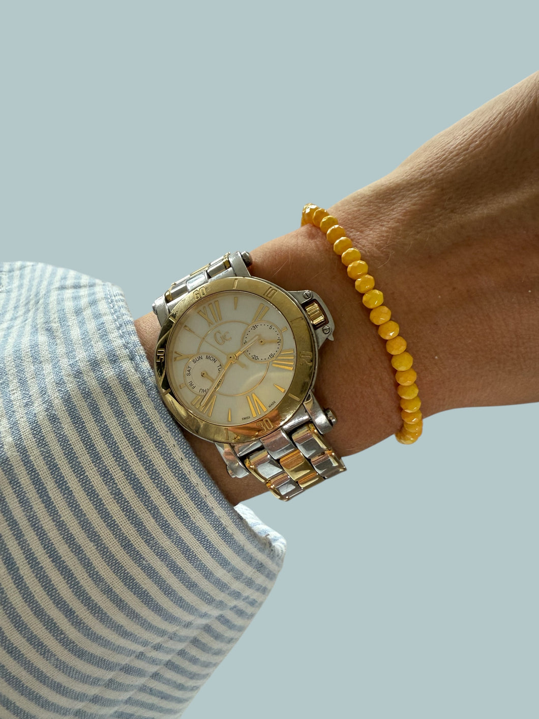 Armband gele kralen