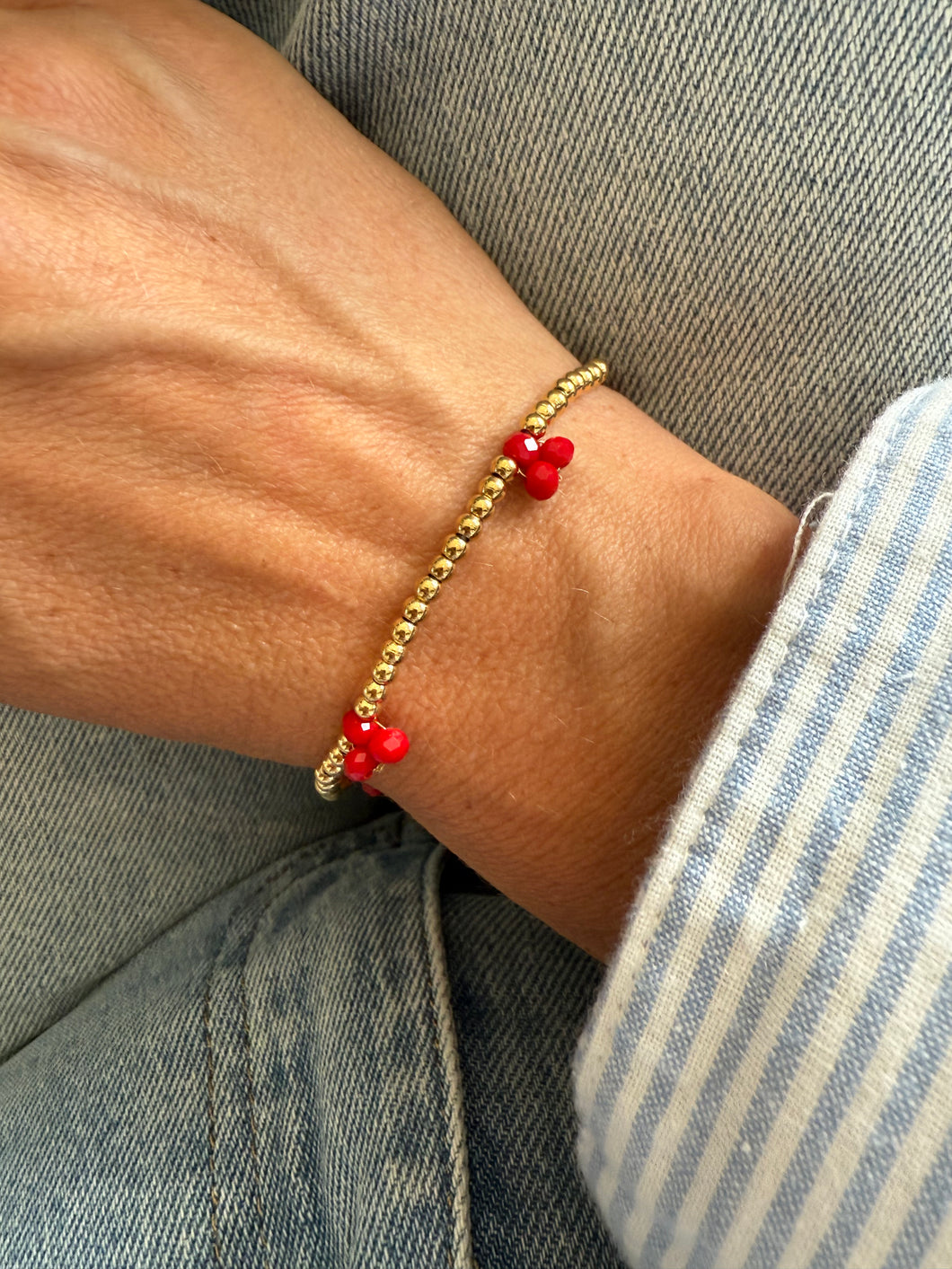 Armband red love