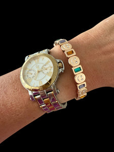 Smiley armband sweet steentjes