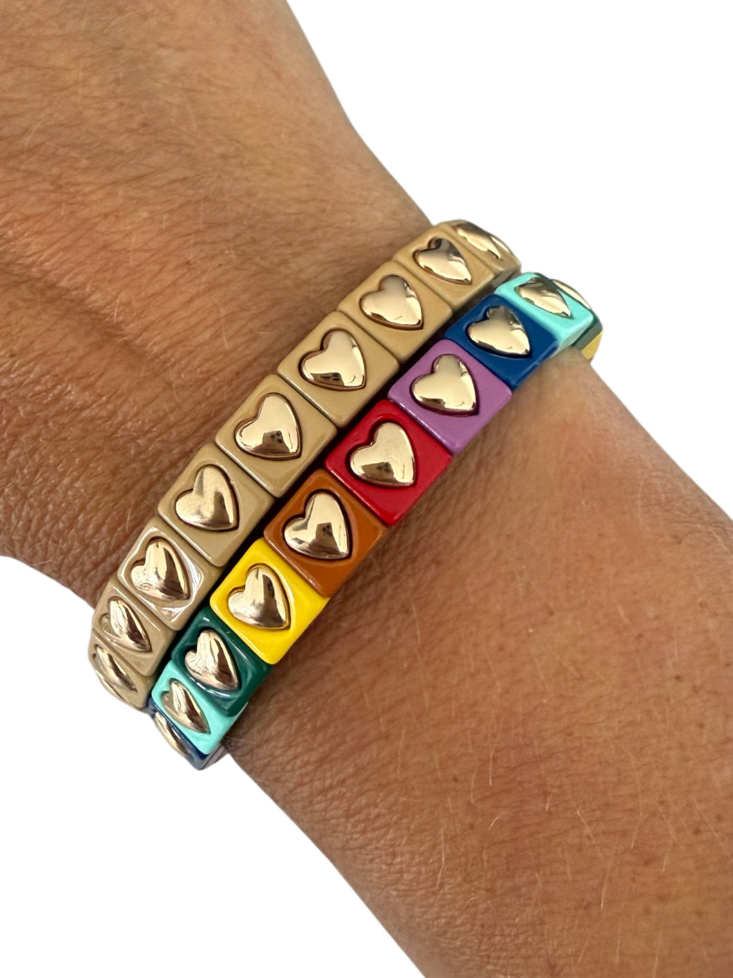 Armband hartjes feest!