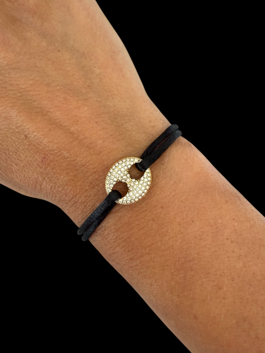 Satijn armbandje glam flair
