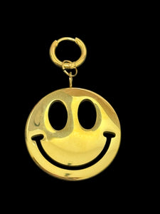 Losse smiley bedel Stainless steel