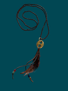 Bonen ketting veer / oorbel