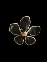 Afbeelding in Gallery-weergave laden, Ring zwarte bloem
