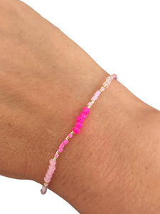 Armband bling pink