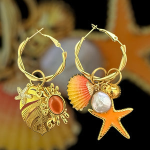 Krab oorbellen