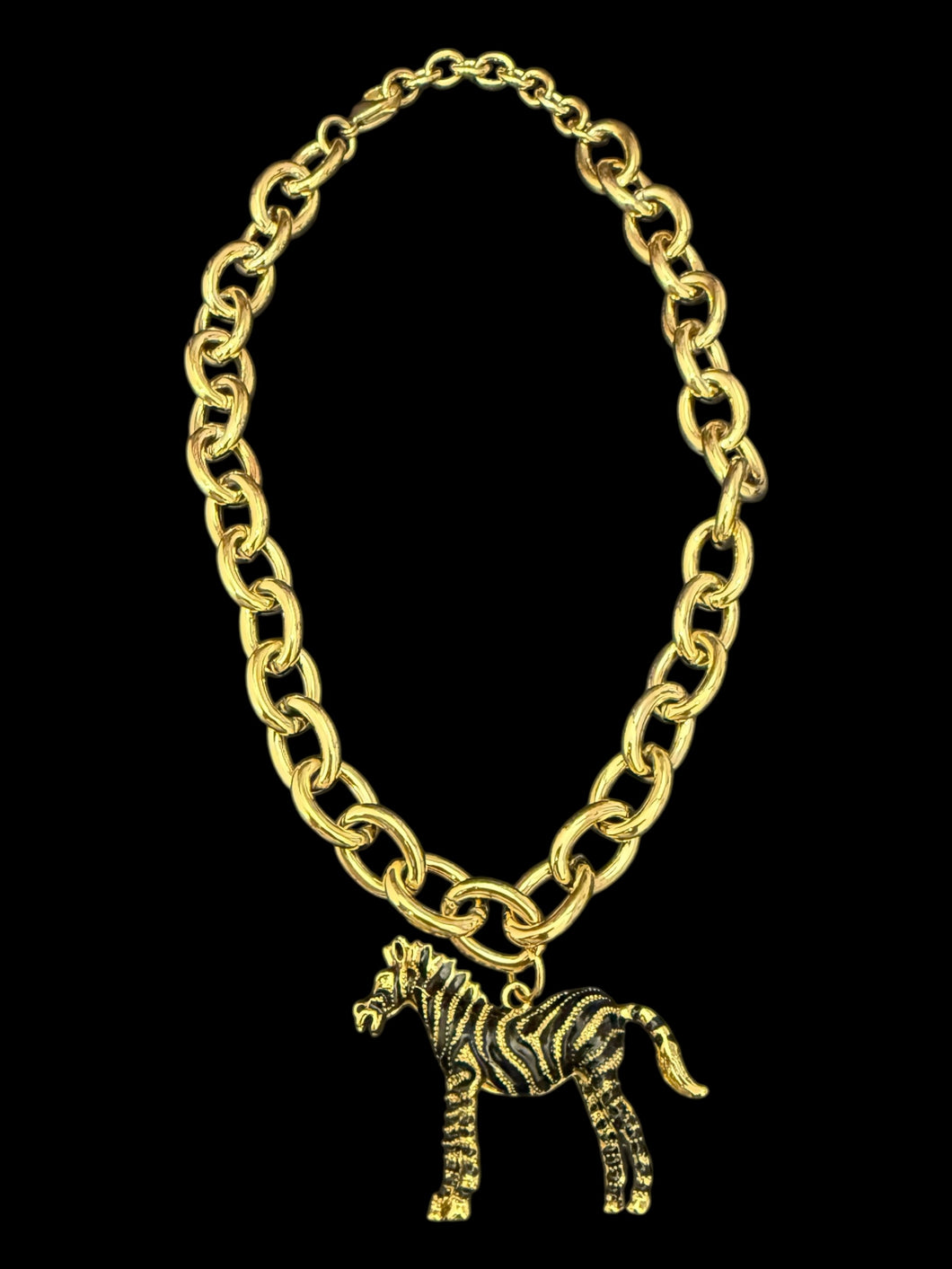 Ketting zebra shine