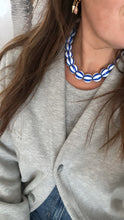 Afbeelding in Gallery-weergave laden, Kauwgomballen  20mm gestreept blauw
