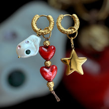 Afbeelding in Gallery-weergave laden, Star oorbellen exclusief
