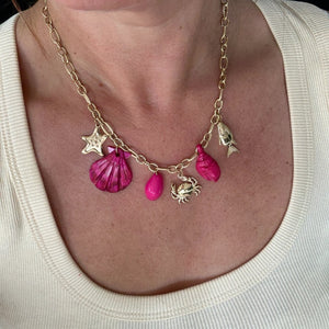 Bedelketting roze zee