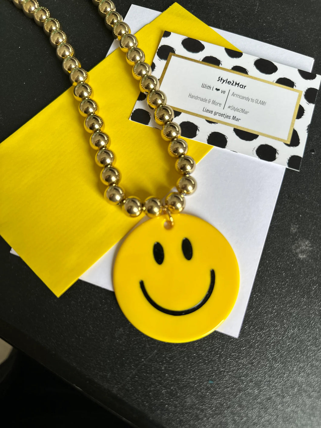 Ketting big geel smile 2you!