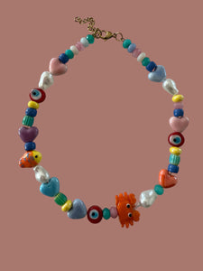 Ketting krab colorfull