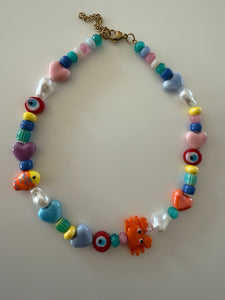 Ketting krab colorfull