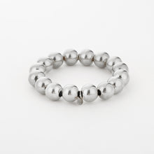Afbeelding in Gallery-weergave laden, 12mm kralen armband zilver
