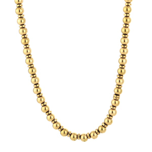 Kralen ketting dik en dun