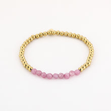 Afbeelding in Gallery-weergave laden, Kralen armband met natuur kralen
