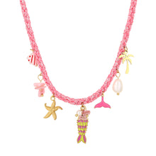 Afbeelding in Gallery-weergave laden, Touw ketting met zee bedels
