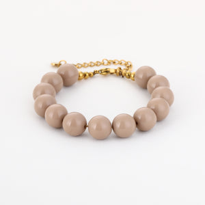Kauwgomballen armband met slotje