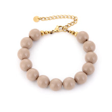 Afbeelding in Gallery-weergave laden, Kauwgomballen armband met slotje
