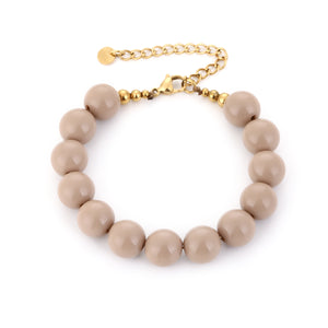 Kauwgomballen armband met slotje