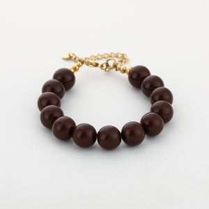 Kauwgomballen armband met slotje