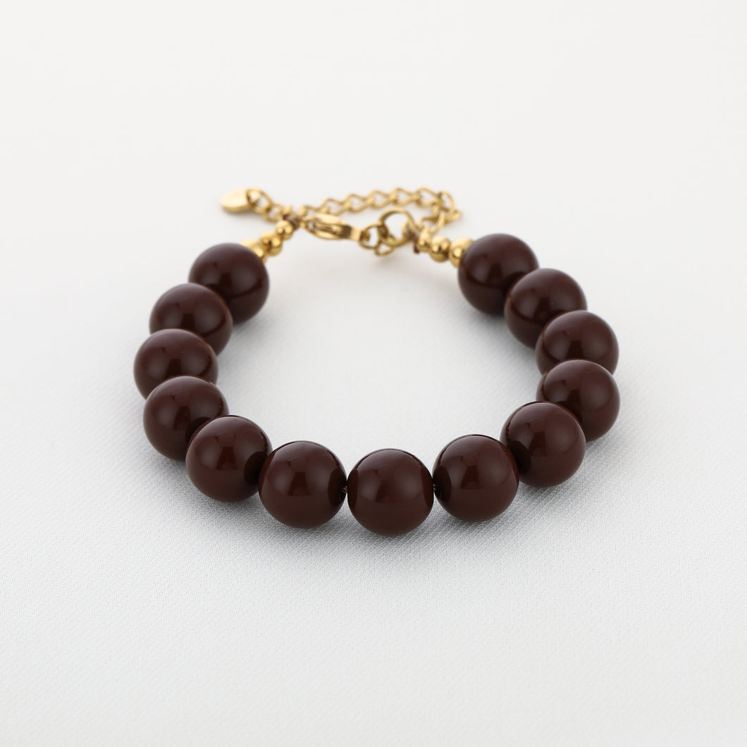 Kauwgomballen armband met slotje