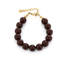 Afbeelding in Gallery-weergave laden, Kauwgomballen armband met slotje
